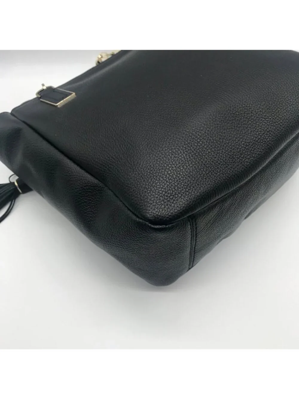 Kate Spade New York Black Leather Kingston Drive Vivian Tote Bag